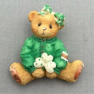 VTG Cherished Teddies Kathleen "Luck Found Me A Friend In You" Collectible Pin